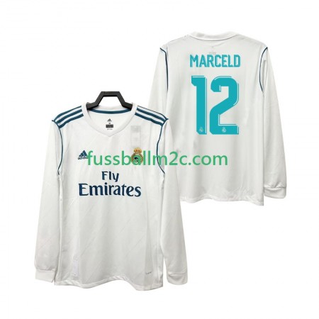 Fußballtrikots Real Madrid MARCELD 12 2017 Retro Heim Trikotsatz 2018 Langarm Fußballtrikots Real Madrid MARCELD 12 2017 Retro Heim Trikotsatz 2018 Langarm